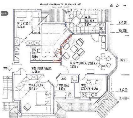 Foto - 4 Zimmer Maisonettenwohnung zum Kaufen in Bielefeld