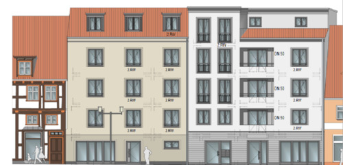 Foto - Büro- Ladengeschäft 6,5 Meter Straßenfront Erstbezug zu vermieten