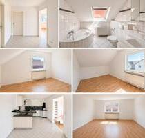 Maisonette-DG | 2 Zi. + Studio | Südwest-Balkon | renoviert 2026 - Urbach
