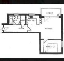 2-Zimmer-Wohnung in 1.Etage mit Balkon in Flensburg Südstadt
