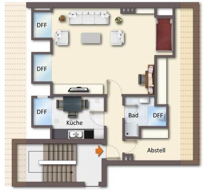 Foto - 1.5 Zimmer Dachgeschoßwohnung in Bielefeld