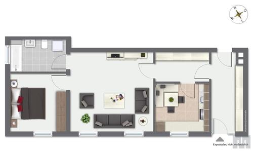 Foto - 2 Zimmer Erdgeschoßwohnung zur Miete in Peiting