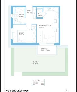 Foto - Wohnung in Elstal - 836,00&nbsp;EUR Kaltmiete, ca.&nbsp; 40,60&nbsp;m&sup2;