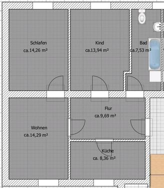 Foto - 3-Zimmer-Wohnung in ruhiger Lage von GelsenkirchenRotthausen