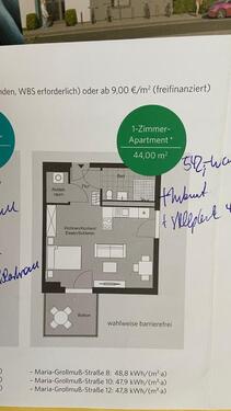 Foto - Nachmieter 1-Raum-Wohnung Leipzig Gohlis Nord (Bj. 2020)