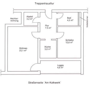 Foto - 2 Zimmer Etagenwohnung zur Miete in Bad Münder am Deister