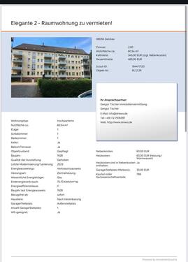 Foto - Wohnung in Zwickau - 465,00&nbsp;EUR Kaltmiete, ca.&nbsp; 60,00&nbsp;m&sup2;