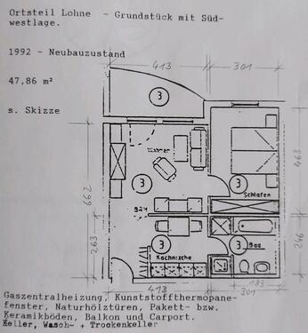 Foto - 2 Zimmer Erdgeschoßwohnung in Warstein