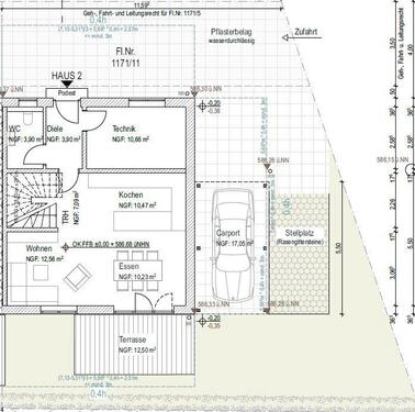 Foto - 4 Zimmer Doppelhaushälfte in Peißenberg
