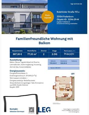 Foto - Neue 2 -Zimmer Wohnung in Sennelager