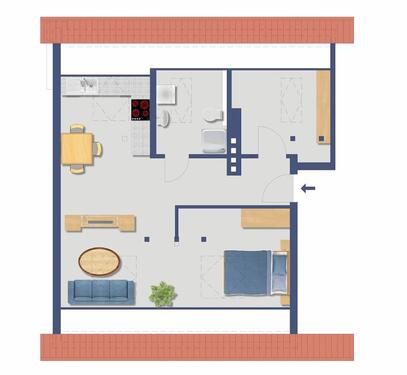 Foto - 2 Zimmer Etagenwohnung in Northeim