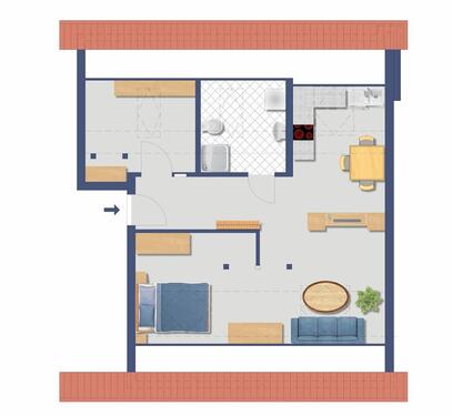 Foto - 2 Zimmer Etagenwohnung in Northeim