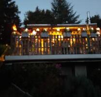 Sonniger Garten mit Bungalow in Ilmenau