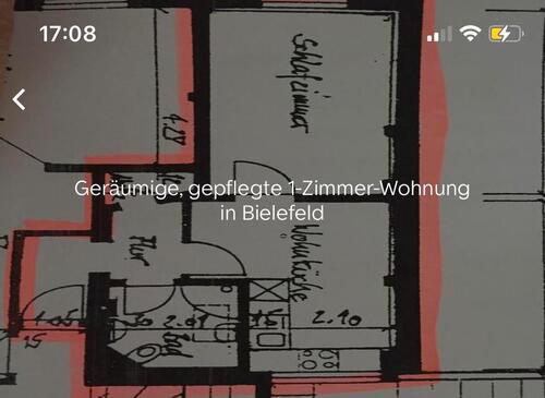 Foto - 1-Zimmer-Altbauwohnung in Bielefeld - Innenstadt