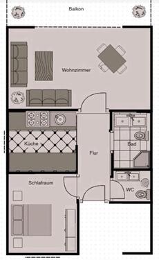 Foto - 2 Zimmer Etagenwohnung zur Miete in Duisburg