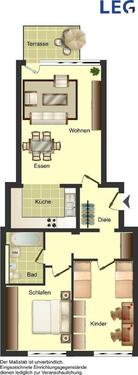 Foto - 3 Zimmer Erdgeschoßwohnung in Bergneustadt