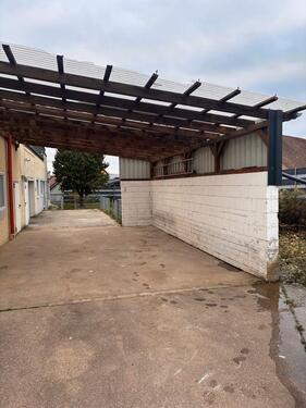 Foto - Carport Stellplatz für Wohnmobil