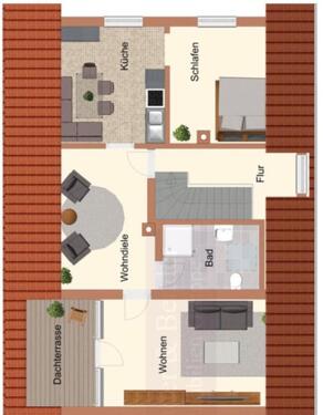 Foto - 2 Zimmer Wohnung in Mudenbach - 650,00 EUR Kaltmiete,