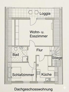 Foto - Helle 63m² Dachgeschosswohnung, Olpe, Stadtblick