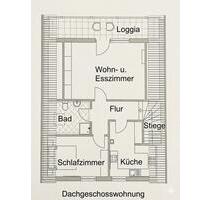 Helle 63m² Dachgeschosswohnung, Olpe, Stadtblick, Klimaanlage