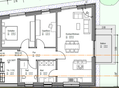 Foto - 3 Zimmer Etagenwohnung zur Miete in Friesoythe
