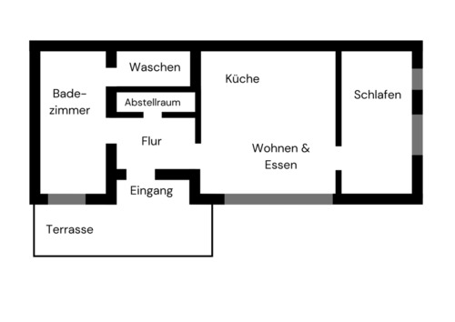 Foto - 2 Zimmer Erdgeschoßwohnung zur Miete in Herzebrock-Clarholz