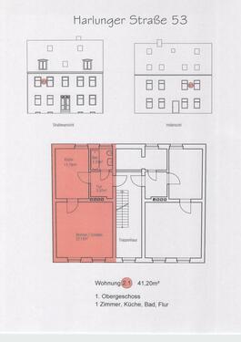 Foto - 2 Zimmer Etagenwohnung zur Miete in Brandenburg an der Havel
