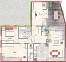 4-Zimmer-Dachgeschosswohnung,Südbalkon + Kamin in Hohenlokstedt - Münsterdorf