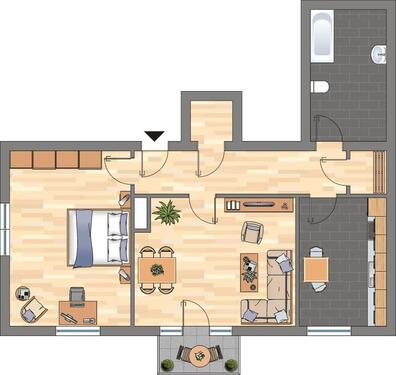 Foto - 2.5 Zimmer Etagenwohnung in Hagen