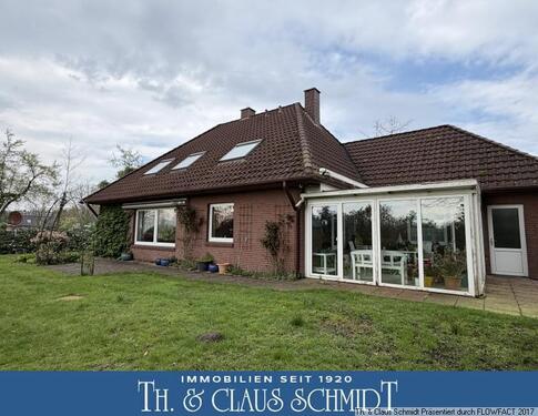 Foto - Ebenerdige 3-Zimmer-Wohnung mit großem Garten & Garage in ländlicher Lage nahe OL