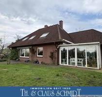 Ebenerdige 3-Zimmer-Wohnung mit großem Garten & Garage in ländlicher Lage nahe OL - Wiefelstede