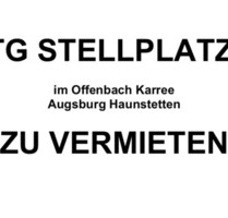 Großer Tiefgaragenstellplatz in Haunstetten zu vermieten - Untermeitingen