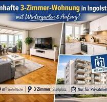 Gepflegte 3-Zimmerwohnung mit Wintergarten &Aufzug zu vermieten - Ingolstadt Friedrichshofen-Hollerstauden