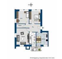 Frisch renoviert! - 569,00&nbsp;EUR Kaltmiete, ca.&nbsp; 87,50&nbsp;m&sup2; in Magdeburg (PLZ: 39108) Nordwest