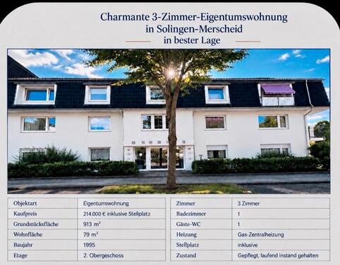 Foto - Charmante 3-Zimmer-Eigentumswohnung in Solingen-Merscheid