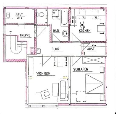 Foto - 2 Zimmer Etagenwohnung zur Miete in Pritzwalk