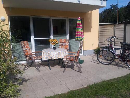 Foto - 2Zi.FEWOG raal Müritz TerrasseWaldblick Morgens. Parkp ab 65 €