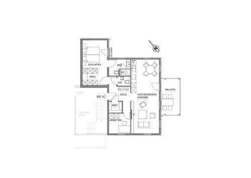 Foto - Ideal für Singles und Paare - OG-Wohnung mit Balkon und EBK