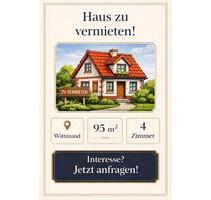 Haus zu vermieten - 1.200,00&nbsp;EUR Kaltmiete, ca.&nbsp; 95,00&nbsp;m&sup2; in Wittmund (PLZ: 26409)