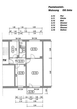 Foto - 3 Zimmer Etagenwohnung zur Miete in Demmin