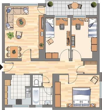 Foto - 4 Zimmer Etagenwohnung in Dortmund