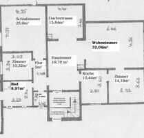 Vermiete 6 Zimmer 154m² Dachgeschoss mit grossem Balkon - Heroldsbach