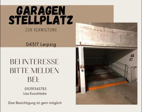 Foto - Garagen Stellplatz zu vermieten Zentrumsnah Ostplatz Leipzig