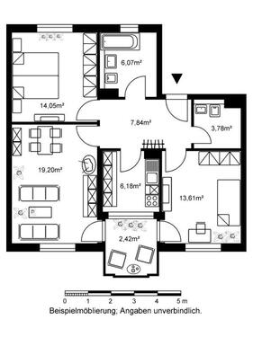 Foto - 3 Zimmer Etagenwohnung in Wiesbaden