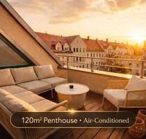 Exklusives 120 qm Penthouse Leipzig I 2 Schlafzimmer I Klima
