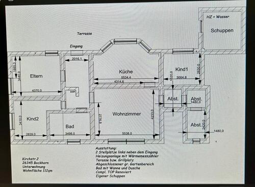 Foto - 4 Zi, EBK, Bad in Bockhorn - 950,00&nbsp;EUR Kaltmiete, ca.&nbsp; 112,00&nbsp;m&sup2;