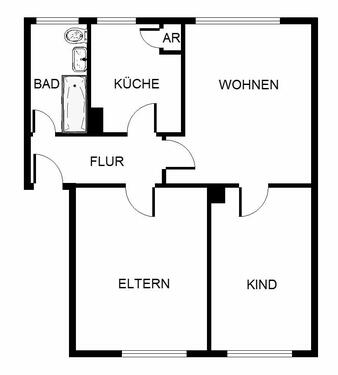 Foto - Klein aber fein - Gemütliche 3 Zimmer Whg. neuem Badezimmer!