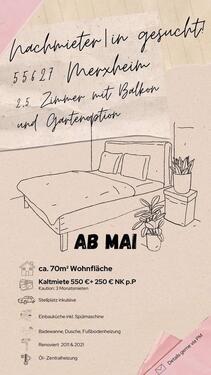 Foto - Wohnung in Merxheim zu vermieten, 1. OG, ca 70 m2