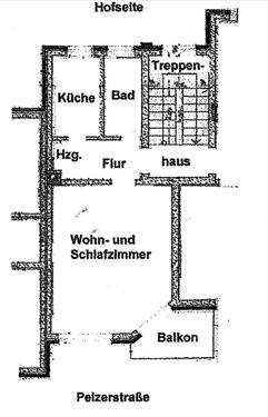 Foto - Frisch renovierte 1-Zimmer-Wohnung mit Balkon & Stellplatz