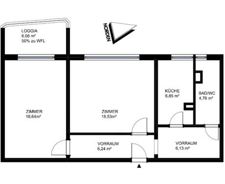 Foto - 2-Zimmer Wohnung in Berlin-Lichtenberg (Sewanstraße) – WG geeigne